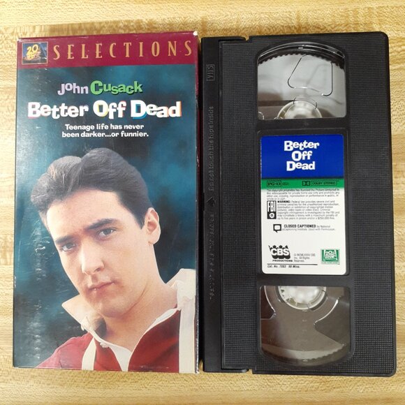Better Off Dead 1985 VHS Fox Selections John Cusack Amanda Wyss Curtis Armstrong - Picture 7 of 9